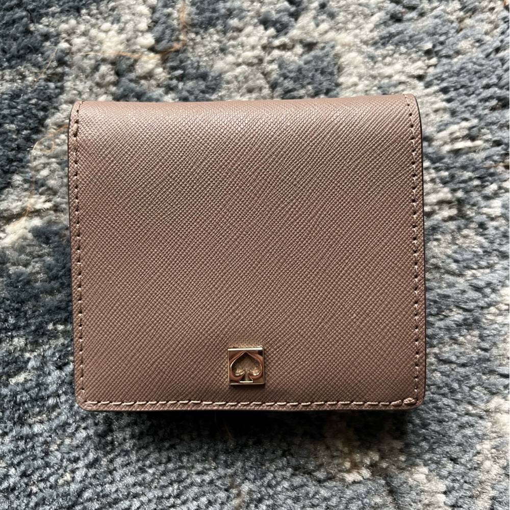 Kate Spade mini wallet. Dusty pink color